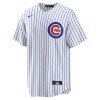 Men's Chicago Cubs #8 Ian Happ White Home Replica Jersey