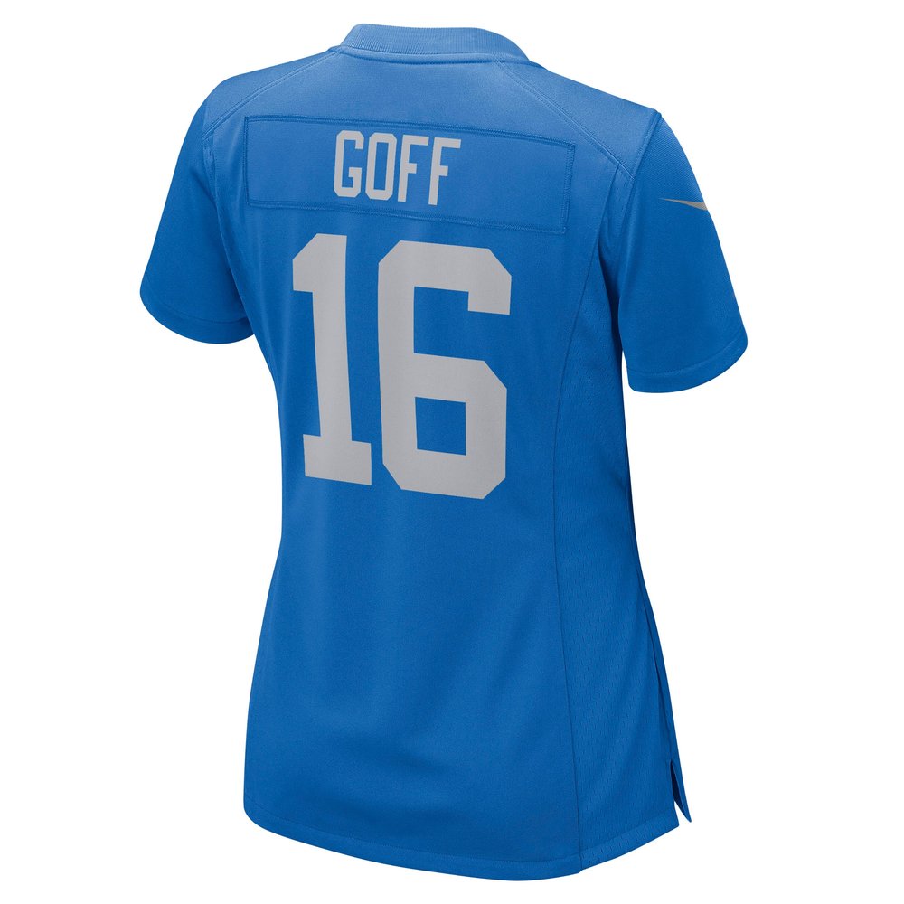 Women's Detroit Lions #16 Jared Goff Blue Game Player Jersey Women's Detroit Lions #16 Jared Goff Blue Game Player Jersey