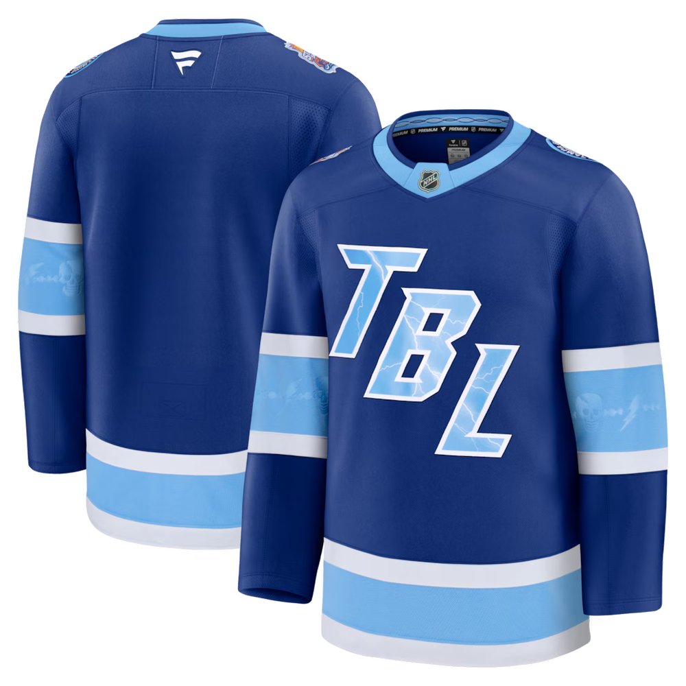 Youth Tampa Bay Lightning Blue 2026 NHL Stadium Series Premium Jersey Youth Tampa Bay Lightning Blue 2026 NHL Stadium Series Premium Jersey