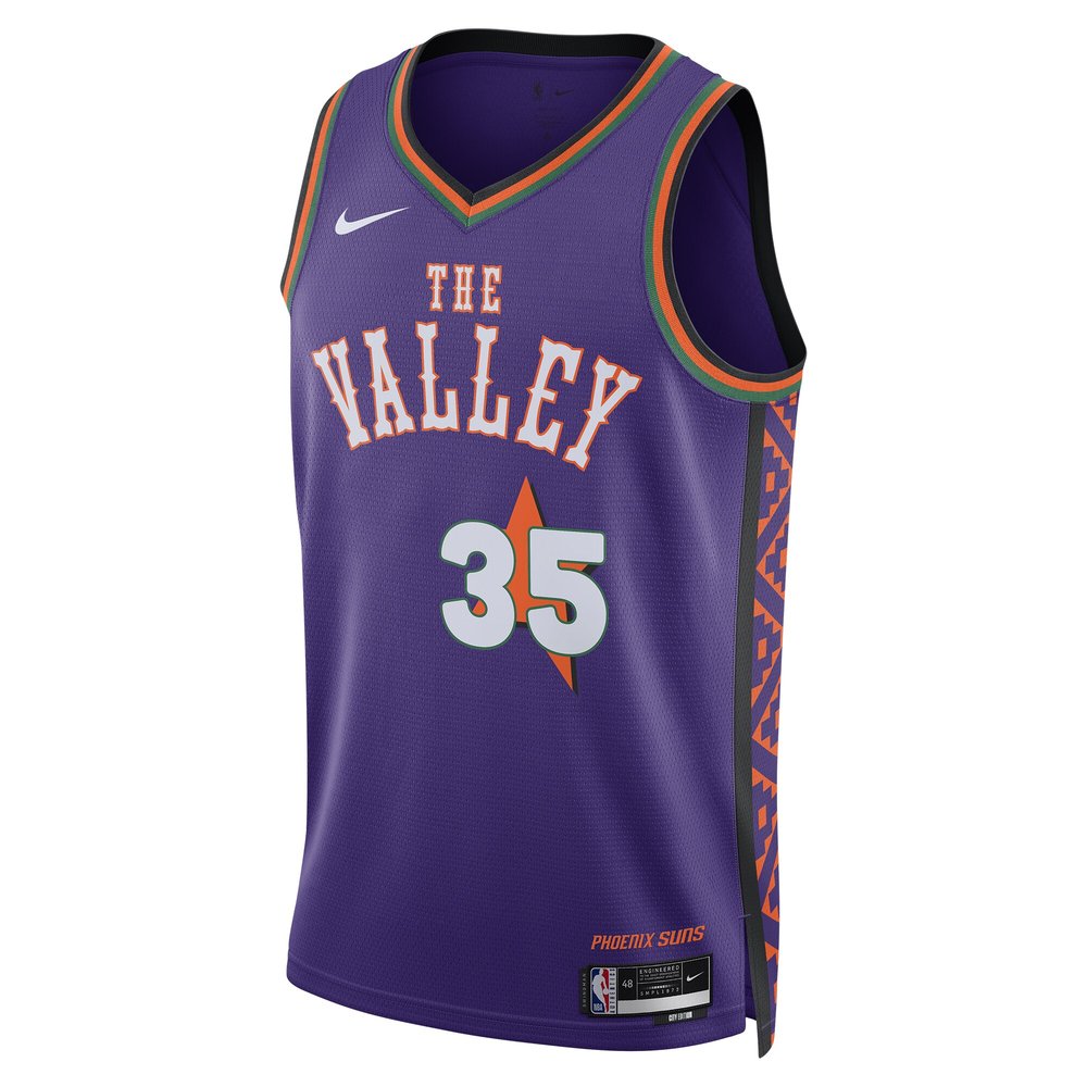 Unisex Phoenix Suns Kevin Durant Purple 2024/25 Swingman Player Jersey - City Edition Unisex Phoenix Suns Kevin Durant Purple 2024/25 Swingman Player Jersey - City Edition