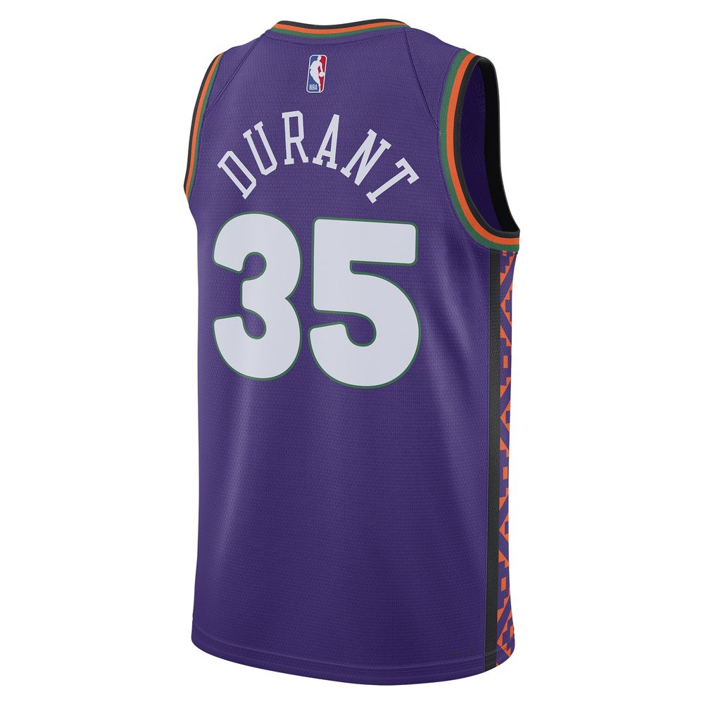 Unisex Phoenix Suns Kevin Durant Purple 2024/25 Swingman Player Jersey - City Edition Unisex Phoenix Suns Kevin Durant Purple 2024/25 Swingman Player Jersey - City Edition