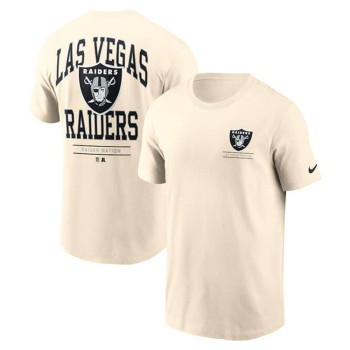 Men's Las Vegas Raiders Cream T-Shirt