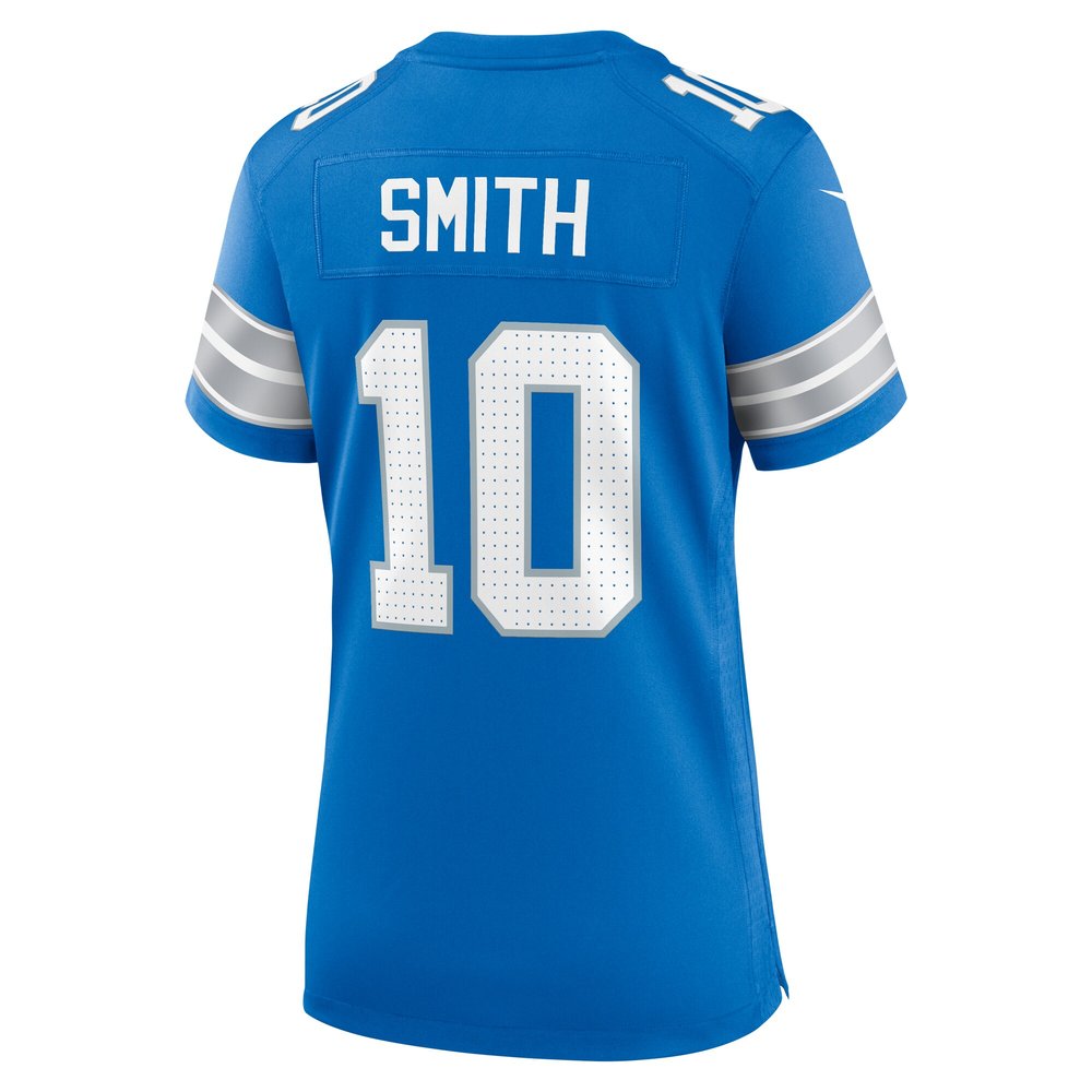 Women's Detroit Lions Tre Quan Smith  Blue Game Jersey