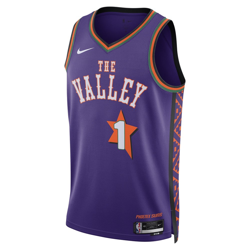 Unisex Phoenix Suns Devin Booker Purple 2024/25 Swingman Player Jersey - City Edition Unisex Phoenix Suns Devin Booker Purple 2024/25 Swingman Player Jersey - City Edition