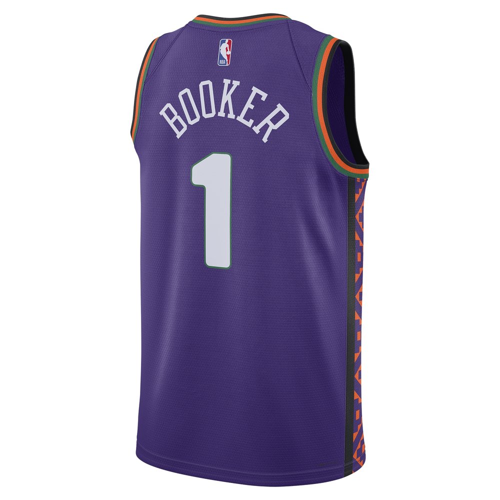 Unisex Phoenix Suns Devin Booker Purple 2024/25 Swingman Player Jersey - City Edition Unisex Phoenix Suns Devin Booker Purple 2024/25 Swingman Player Jersey - City Edition
