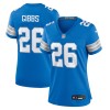 Women's Detroit Lions #26 Jahmyr Gibbs Blue Game Jersey
