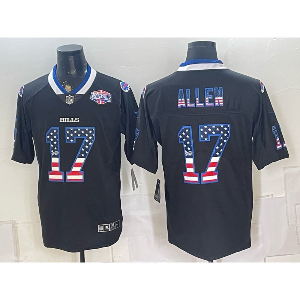 Youth Buffalo Bills #17 Josh Allen Black Vapor Limited Jersey