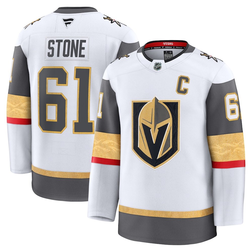 Youth Vegas Golden Knights #61 Mark Stone White Away Jersey