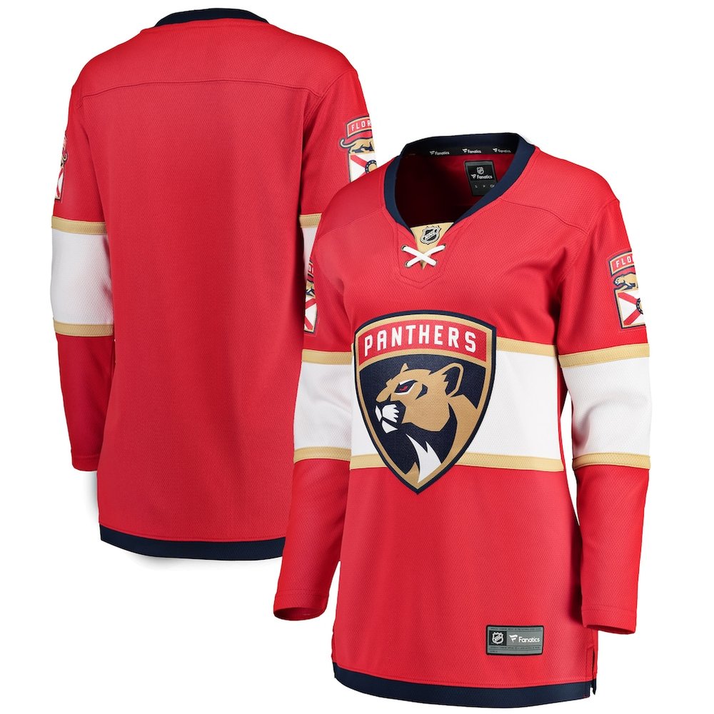 Women's Florida Panthers Red Home Jersey Women's Florida Panthers Red Home Jersey
