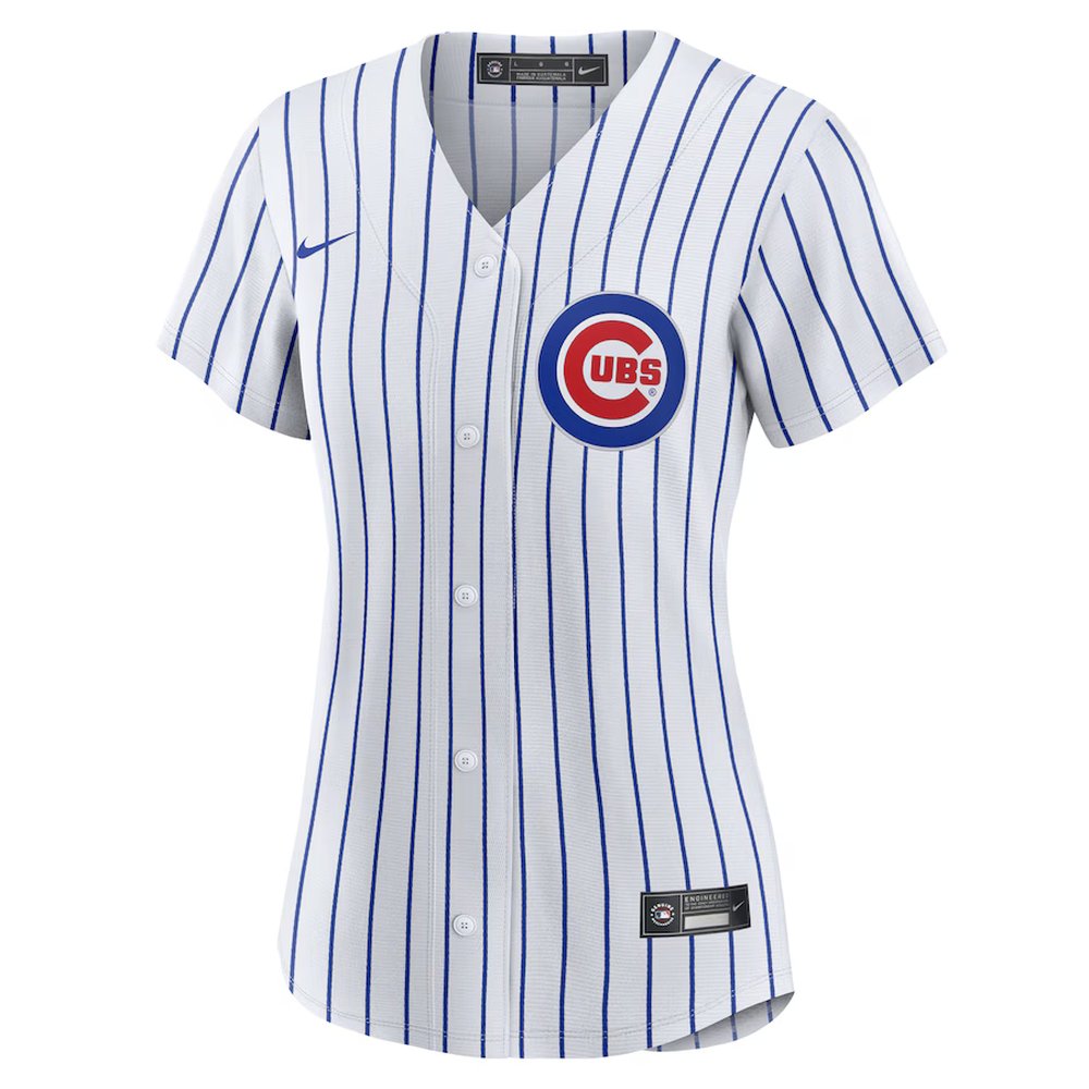 Women's Chicago Cubs #4 Pete Crow-Armstrong White Home Replica Player Jersey