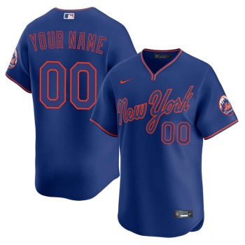 Youth New York Mets Royal Alternate 2025 Limited Custom Jersey