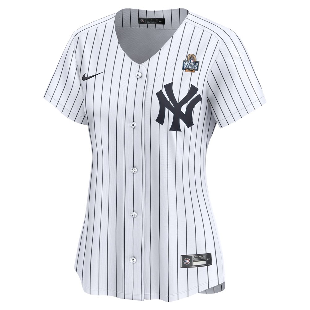 Women's New York Yankees #11 Anthony Volpe White 2024 World Series Home Limited Player Jersey