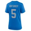 Women's Detroit Lions David Montgomery Blue Alternate Game Jersey