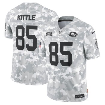 Men's San Francisco 49ers George Kittle Arctic Camo 2024 Salute to Service Limited Jersey Men's San Francisco 49ers George Kittle Arctic Camo 2024 Salute to Service Limited Jersey