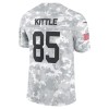 Men's San Francisco 49ers George Kittle Arctic Camo 2024 Salute to Service Limited Jersey