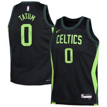 Youth Boston Celtics Jayson Tatum Black 2024/25 Swingman Player Jersey - City Edition Youth Boston Celtics Jayson Tatum Black 2024/25 Swingman Player Jersey - City Edition