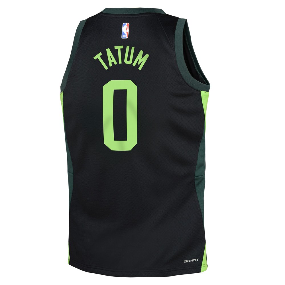 Youth Boston Celtics Jayson Tatum Black 2024/25 Swingman Player Jersey - City Edition Youth Boston Celtics Jayson Tatum Black 2024/25 Swingman Player Jersey - City Edition