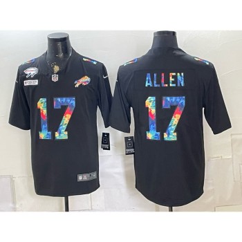 Youth Buffalo Bills #17 Josh Allen Black Vapor Limited Jersey