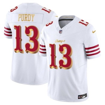 Youth San Francisco 49ers #13 Brock Purdy White Rivalries Collection F.U.S.E. Vapor Limited Stitched Jersey