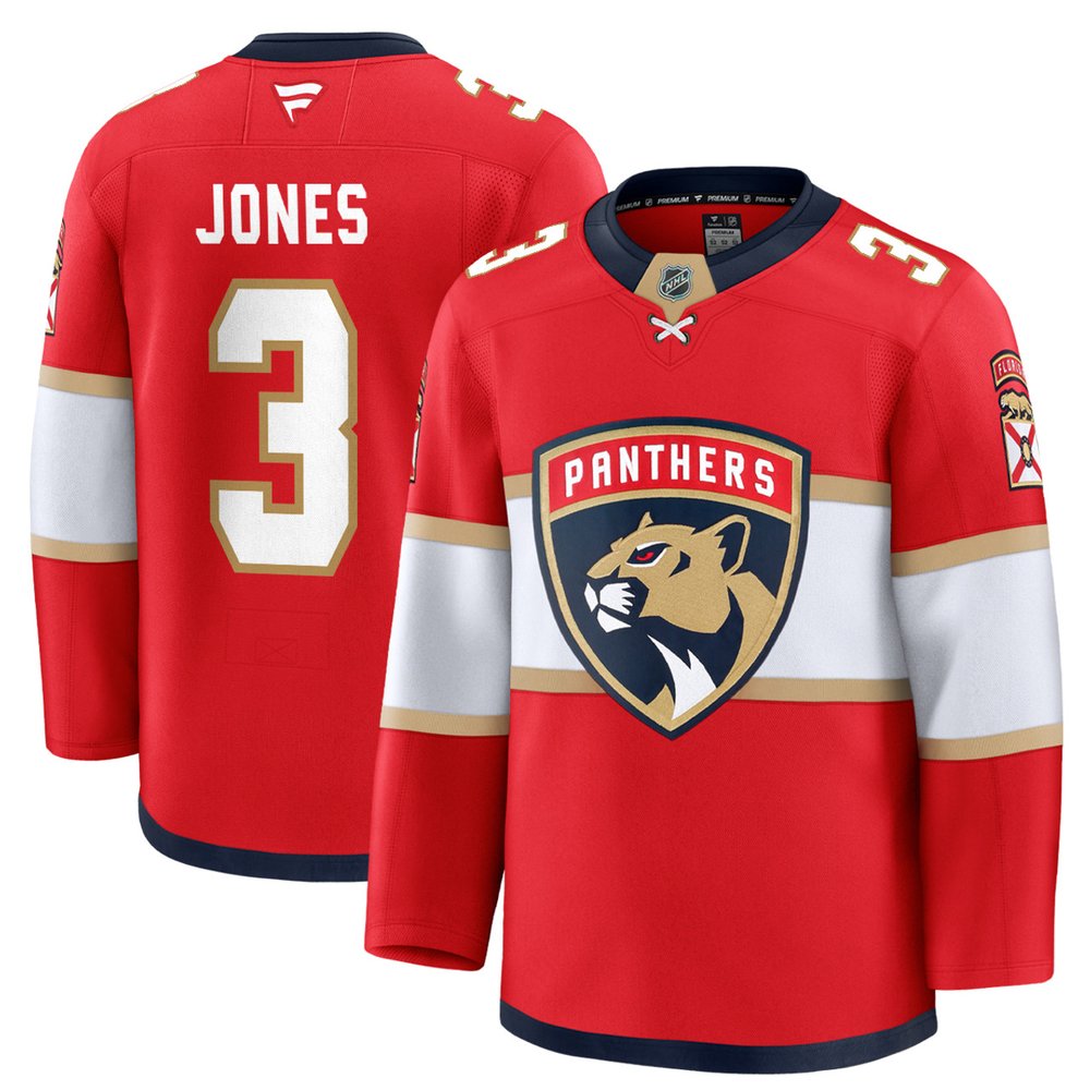 Youth Florida Panthers #3 Seth Jones Red Authentic Home Jersey Youth Florida Panthers #3 Seth Jones Red Authentic Home Jersey