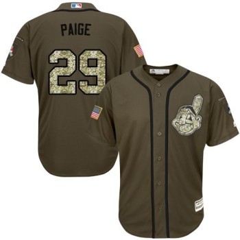 indians #29 Satchel Paige Green Salute to Service Stitched MLB Jersey indians #29 Satchel Paige Green Salute to Service Stitched MLB Jersey
