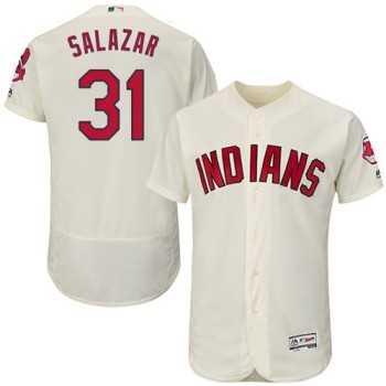 indians #31 Danny Salazar Cream Flexbase Authentic Collection Stitched MLB Jersey indians #31 Danny Salazar Cream Flexbase Authentic Collection Stitched MLB Jersey