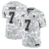 Men's Dallas Cowboys Trevon Diggs Arctic Camo 2024 Salute to Service Limited Jersey