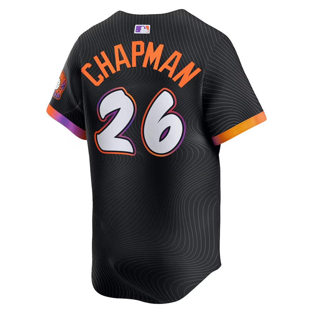 Youth San Francisco Giants #26 Matt Chapman Nike Anthracite 2025 City Connect Limited Jersey