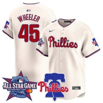 Youth Philadelphia Phillies #45 Zack Wheeler Cream 2026 MLB All-Star Jersey