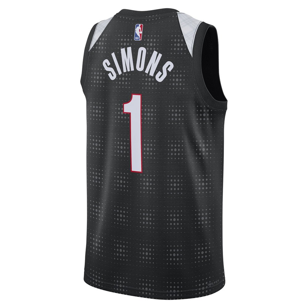 Unisex Portland Trail Blazers Anfernee Simons Black 2024/25 Swingman Player Jersey - City Edition Unisex Portland Trail Blazers Anfernee Simons Black 2024/25 Swingman Player Jersey - City Edition