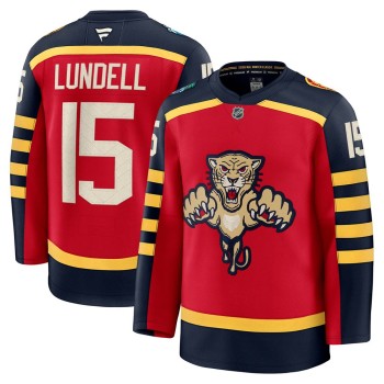 Youth Florida Panthers #15 Anton Lundell Red NHL 2026 Winter Classic Jersey