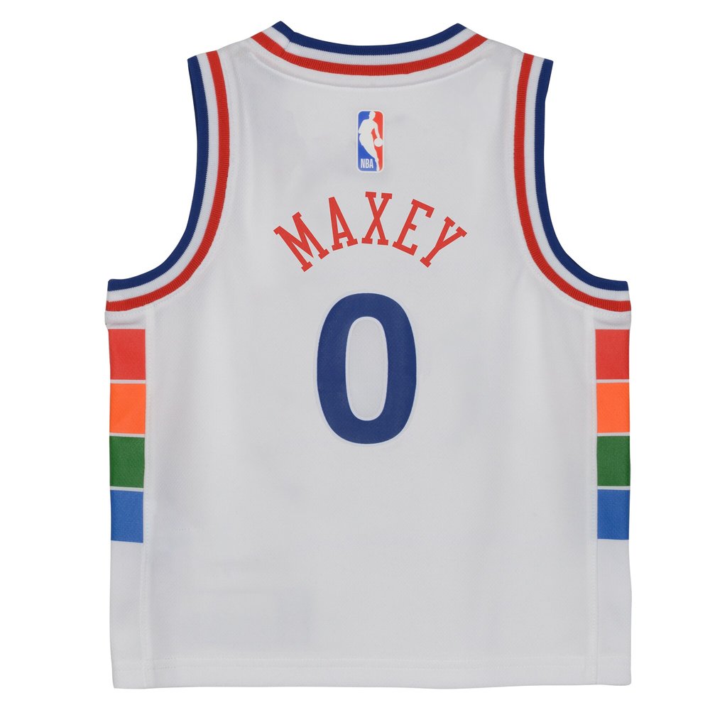 Toddler Philadelphia 76ers Tyrese Maxey White 2024/25 Swingman Player Jersey - City Edition Toddler Philadelphia 76ers Tyrese Maxey White 2024/25 Swingman Player Jersey - City Edition