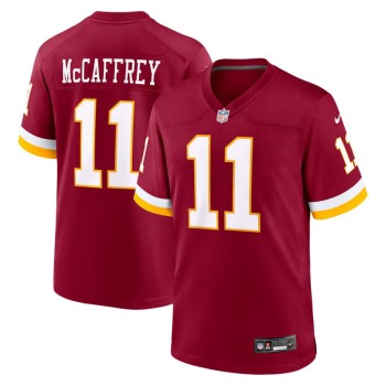 Men's Washington Commanders #11 Luke McCaffrey Burgundy Game Jersey