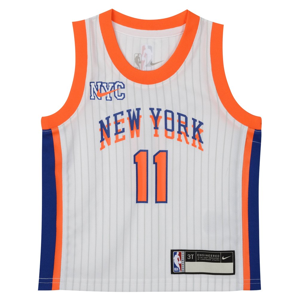 Toddler New York Knicks Jalen Brunson White 2024/25 Swingman Player Jersey - City Edition Toddler New York Knicks Jalen Brunson White 2024/25 Swingman Player Jersey - City Edition