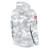Youth Tennessee Titans White/Gray 2024 Salute To Service Pullover Hoodie