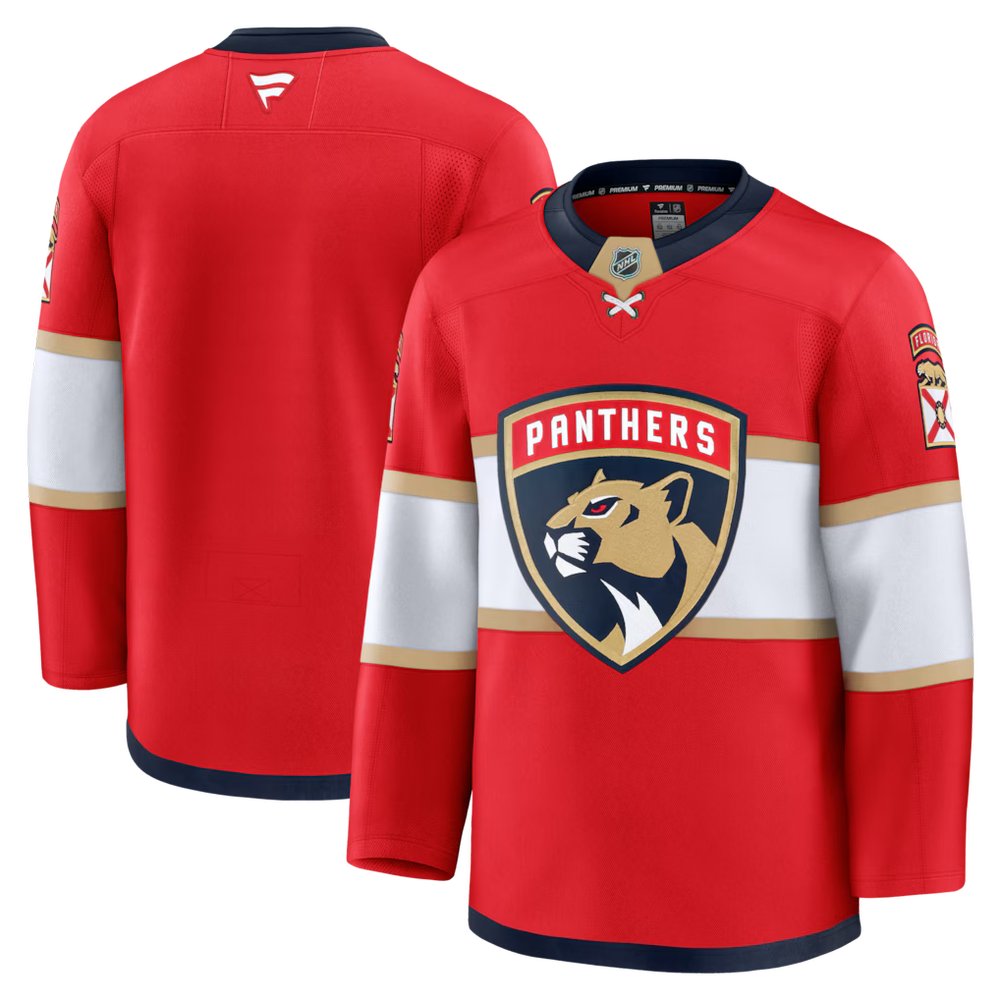 Youth Florida Panthers Red Home Jersey