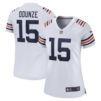 Women's Chicago Bears #15 Rome Odunze White Alternate Game Jersey