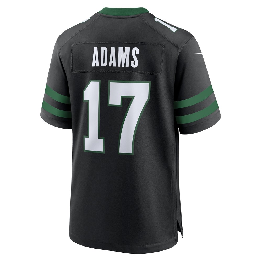 Men's New York Jets #17 Davante Adams Legacy Black Alternate Game Jersey