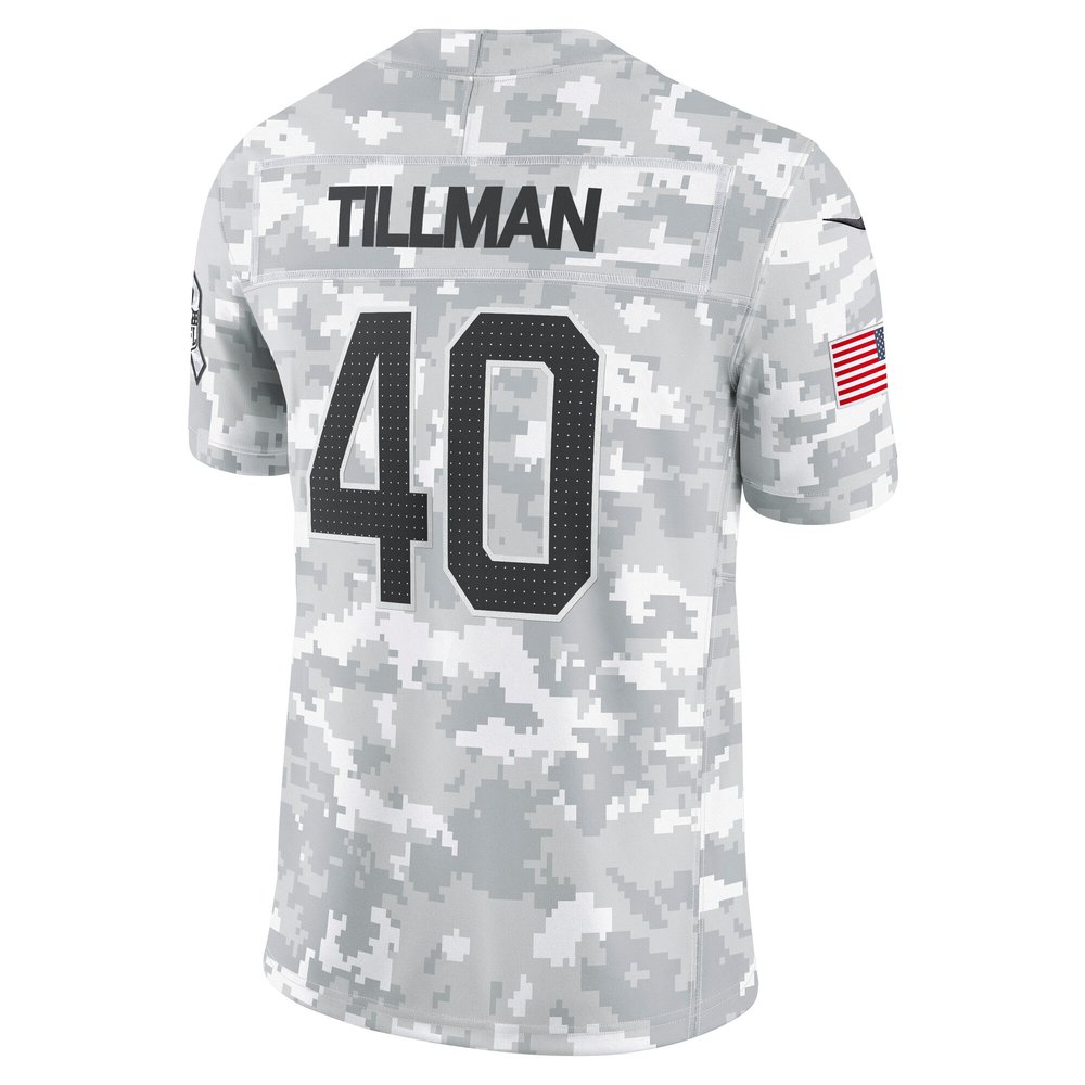 Men's Arizona Cardinals Pat Tillman Arctic Camo 2024 Salute to Service Retired Player Limited Jersey Men's Arizona Cardinals Pat Tillman Arctic Camo 2024 Salute to Service Retired Player Limited Jersey