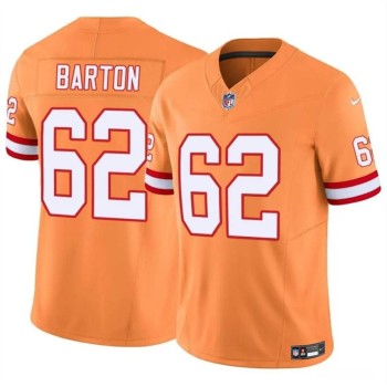 Youth Tampa Bay Buccaneers #62 Graham Barton Orange 2024 Draft F.U.S.E Throwback Vapor Untouchable Limited Stitched Jersey Youth Tampa Bay Buccaneers #62 Graham Barton Orange 2024 Draft F.U.S.E Throwback Vapor Untouchable Limited Stitched Jersey