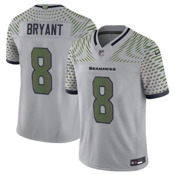 Youth Seattle Seahawks #8 Coby Bryant Gray Rivalries Collection F.U.S.E. Vapor Limited Stitched Jersey