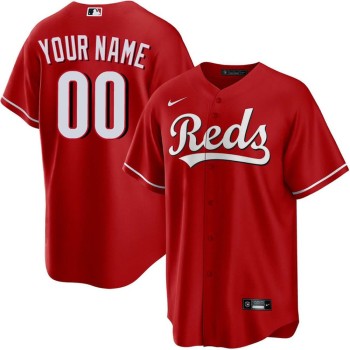 Youth Cincinnati Reds Red Alternate Custom Jersey