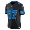 Men's Detroit Lions #97 Aidan Hutchinson Black 2nd Alternate Vapor F.U.S.E. Limited Jersey