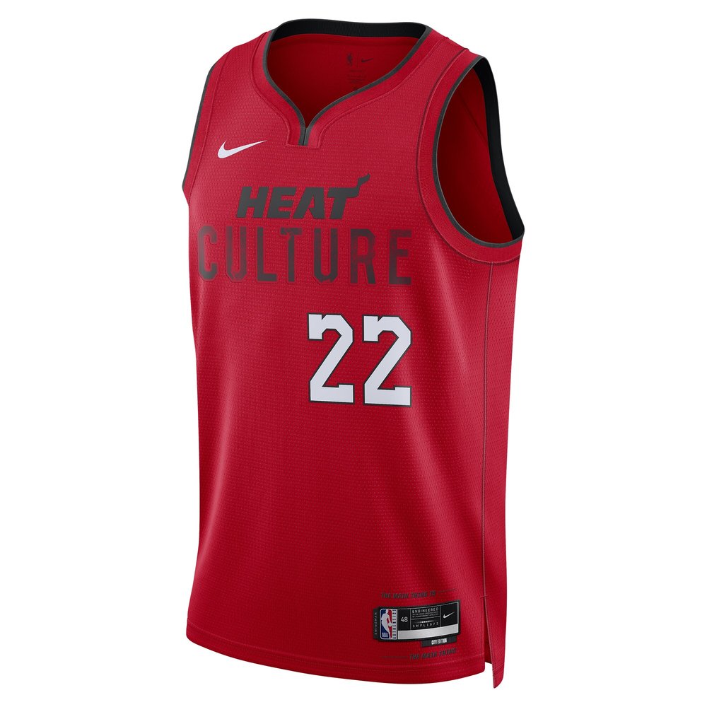 Unisex Miami Heat Jimmy Butler Red 2024/25 Swingman Player Jersey - City Edition Unisex Miami Heat Jimmy Butler Red 2024/25 Swingman Player Jersey - City Edition