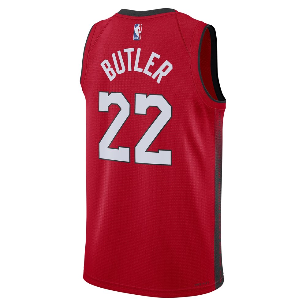 Unisex Miami Heat Jimmy Butler Red 2024/25 Swingman Player Jersey - City Edition Unisex Miami Heat Jimmy Butler Red 2024/25 Swingman Player Jersey - City Edition