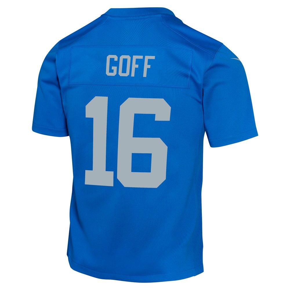 Youth Detroit Lions #16 Jared Goff Blue Alternate Game Jersey Youth Detroit Lions #16 Jared Goff Blue Alternate Game Jersey