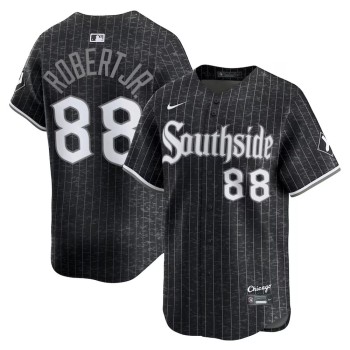 Men's Chicago White Sox #88 Luis Robert Jr. Nike Black City Connect Limited Player Jersey
