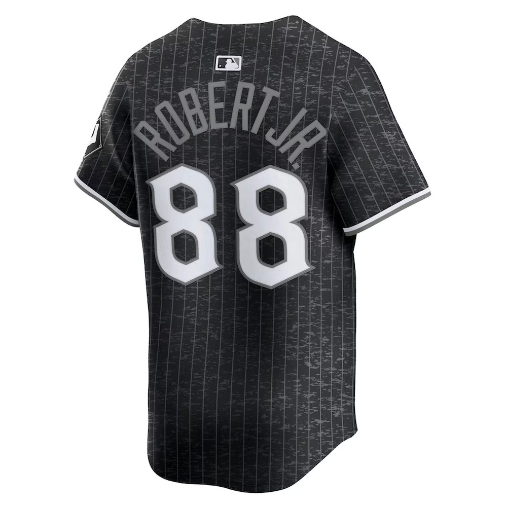 Men's Chicago White Sox #88 Luis Robert Jr. Nike Black City Connect Limited Player Jersey