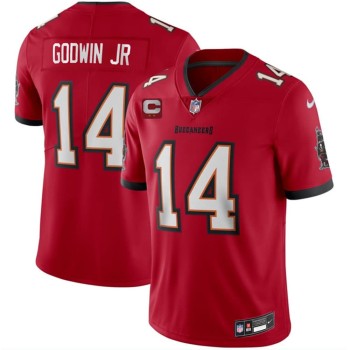 Men's Tampa Bay Buccaneers #14 Chris Godwin Jr Red 2026 With 2-Star C Patch Vapor Limited Jersey