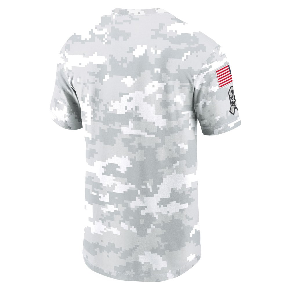Men's Las Vegas Raiders White 2024 Salute To Service Big & Tall Performance T-Shirt